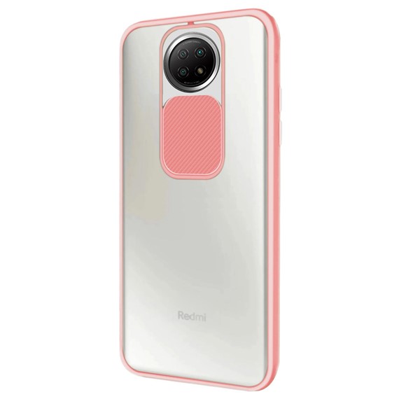 CaseUp Xiaomi Redmi Note 9 5G Kılıf Camera Swipe Protection Pembe 2